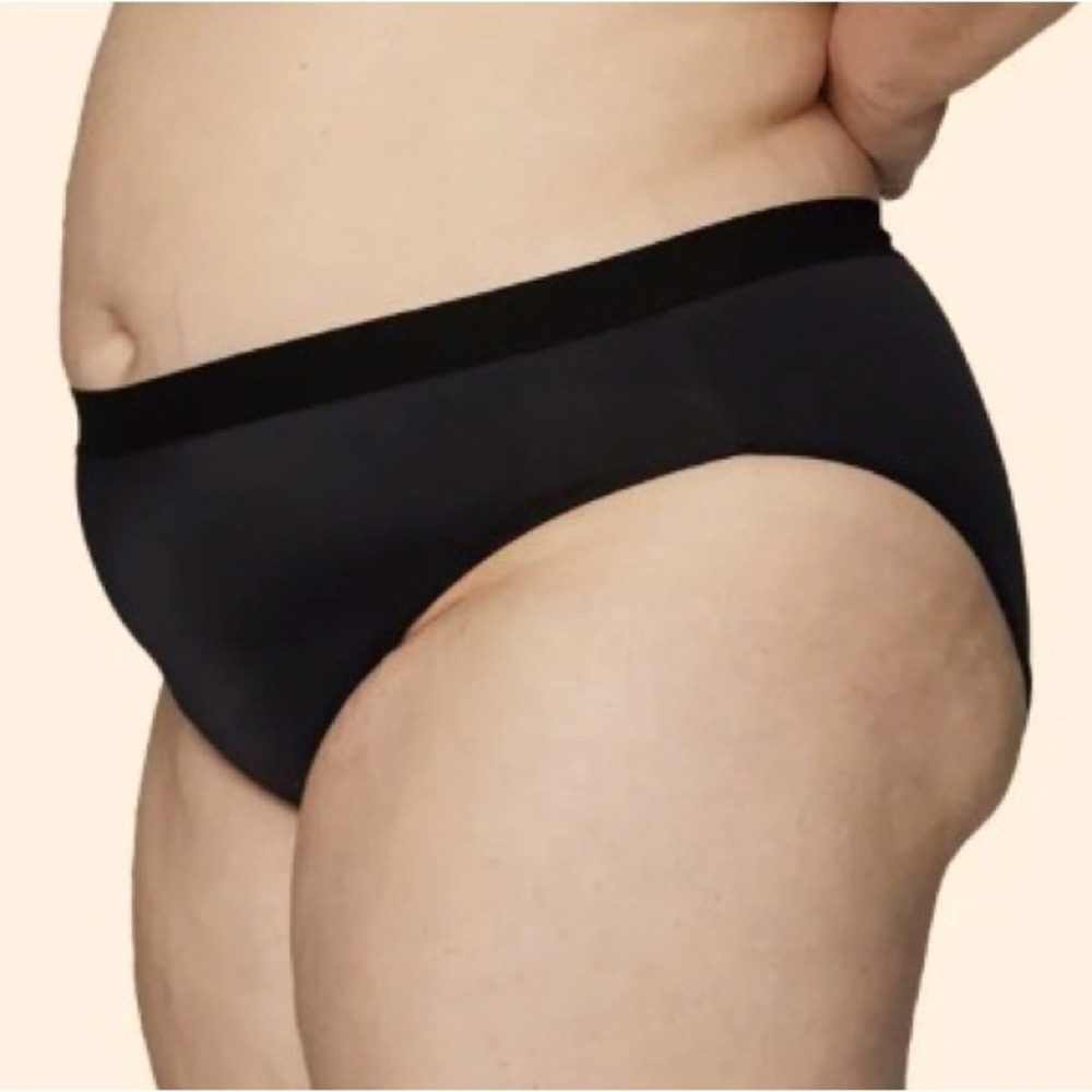 Thinx French Cut Period Panty in Black Sz L